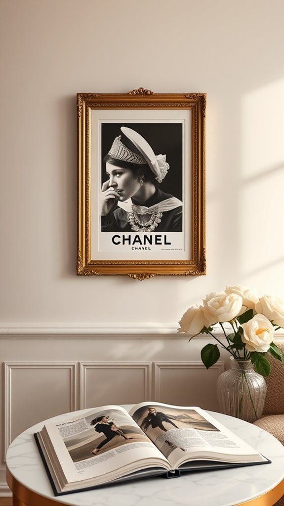 vintage chanel ad elegance