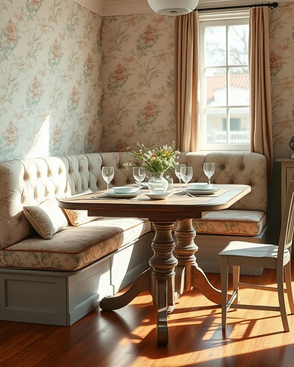 vintage charm dining seating