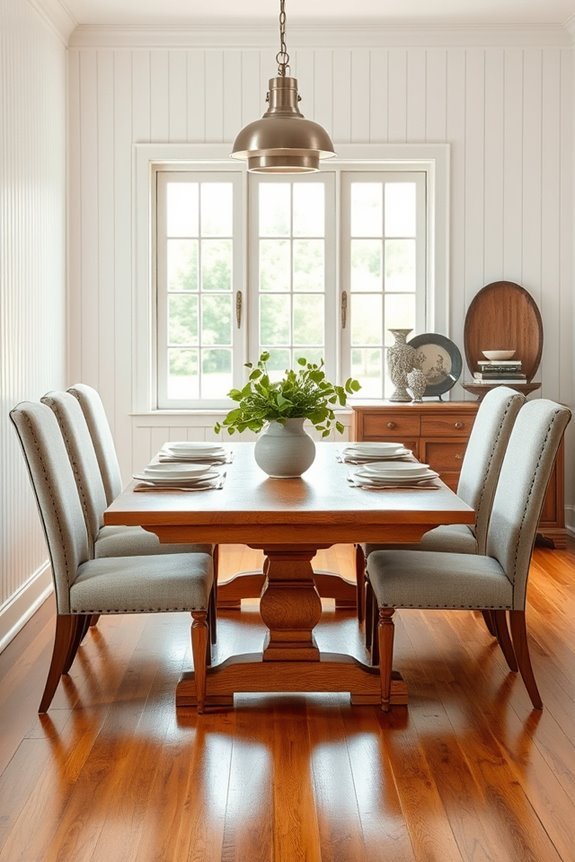 vintage charm dining transformation