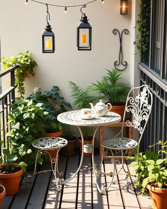 vintage charm for balconies