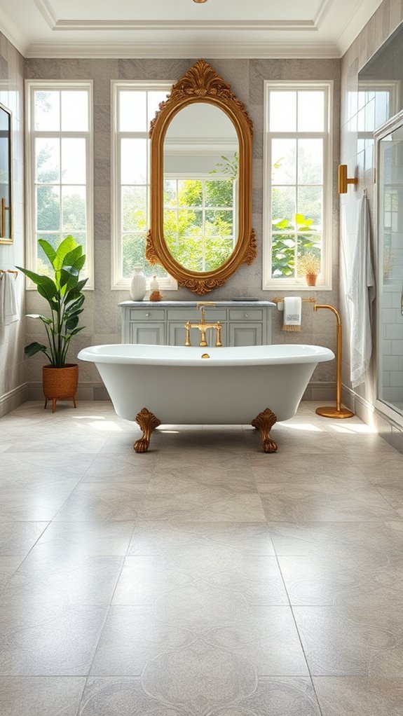 vintage charm for bathrooms