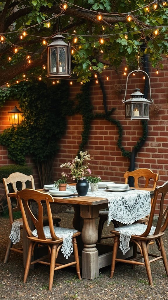 vintage charm for dining