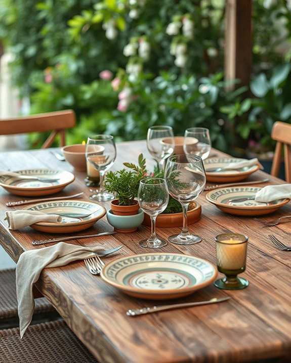 vintage charm for dining