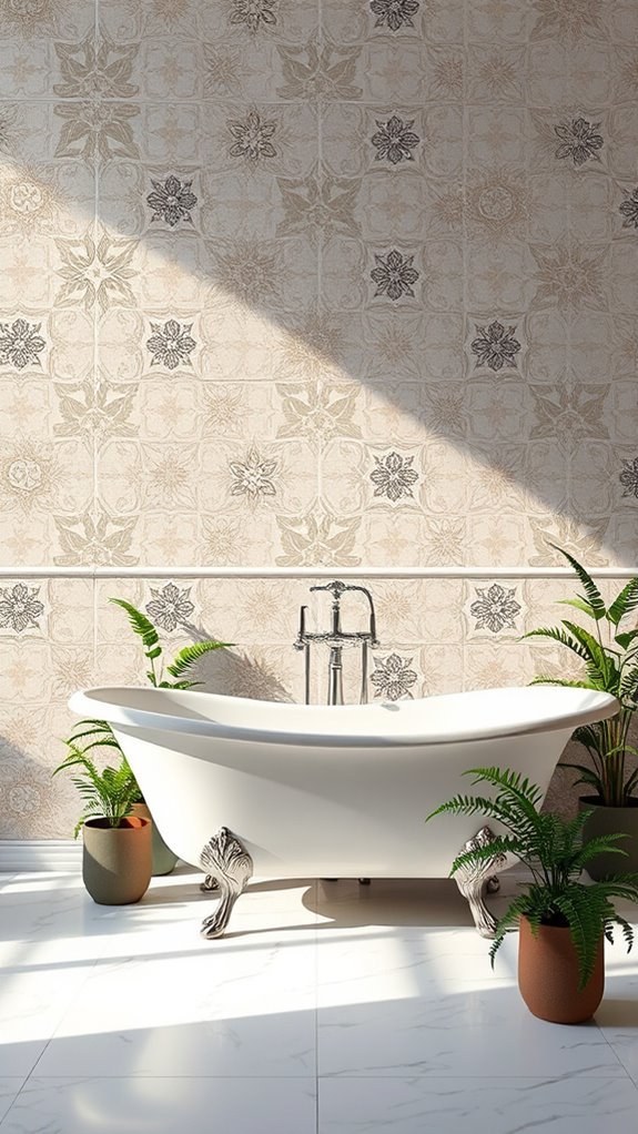 vintage charm in bathrooms