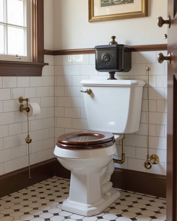 vintage charm in bathrooms