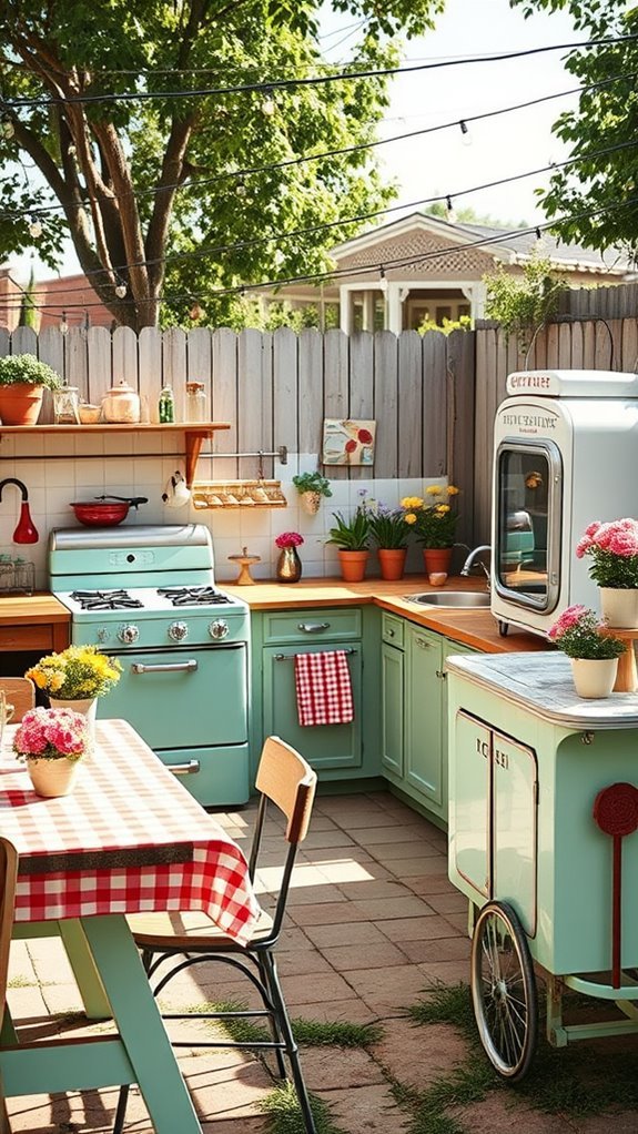 vintage charm outdoor oasis