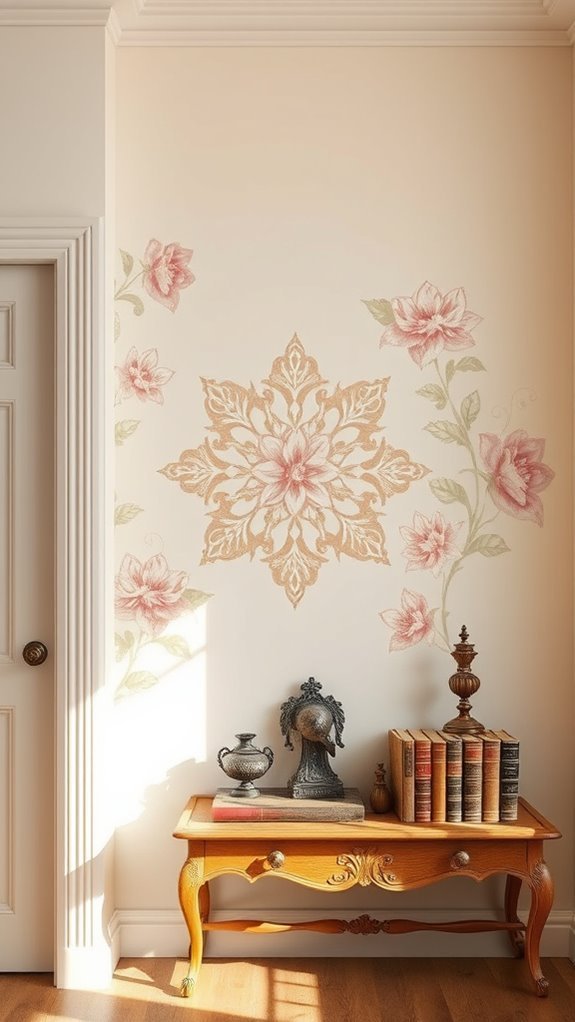 vintage charm through decals
