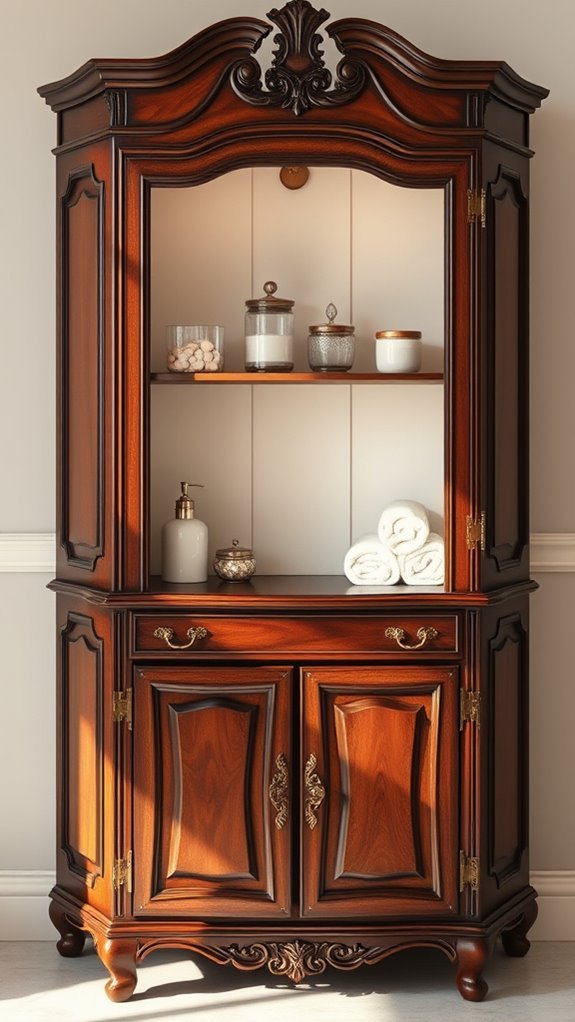 vintage charm with storage