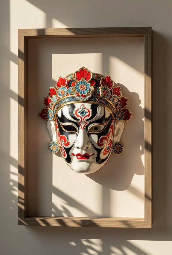 vintage chinese opera masks