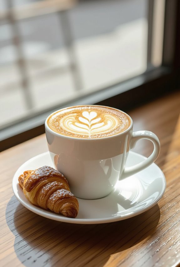 vintage coffee and pastries