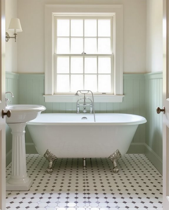 vintage color palette serenity