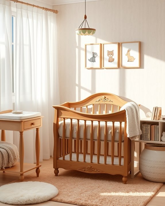 vintage cradles for nurseries