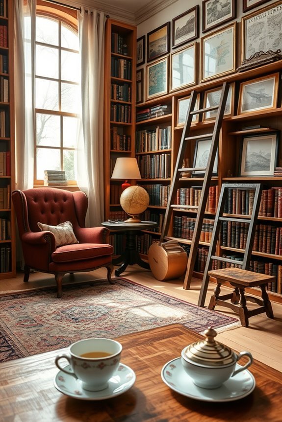 vintage decor enhances ambiance