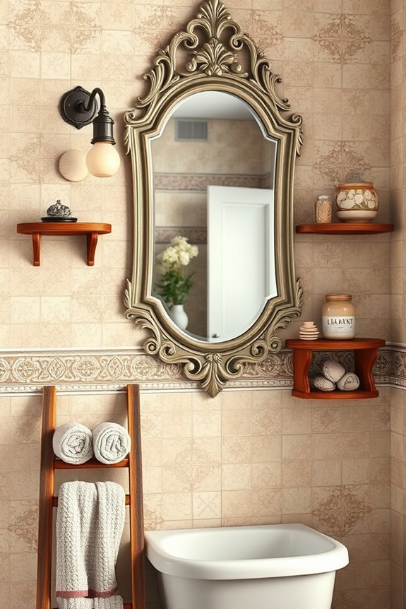 vintage decor enhances charm