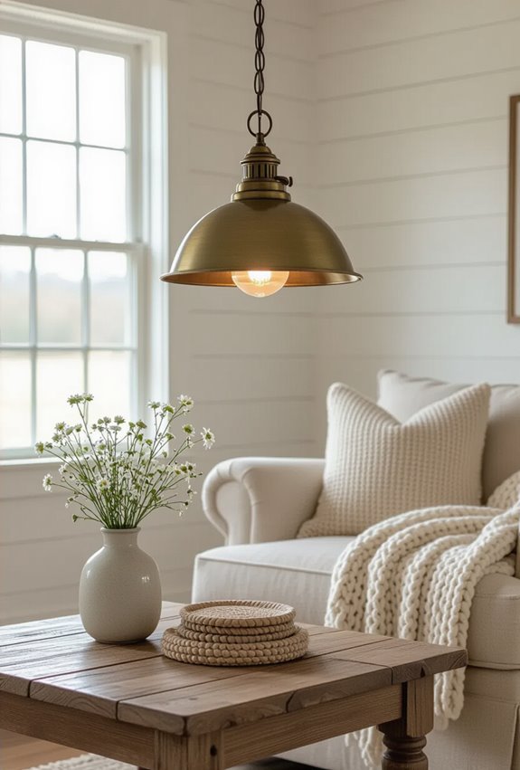 vintage farmhouse lighting charm