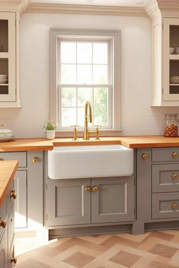 vintage faucet farm sink