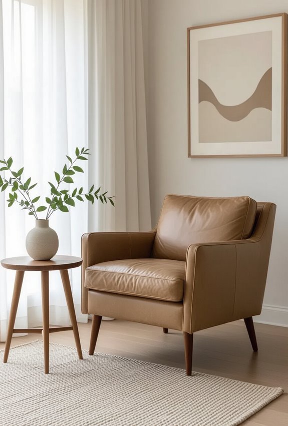 vintage finds enhance neutral rooms