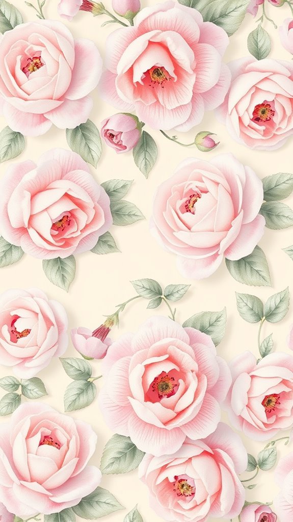 vintage floral charm interiors