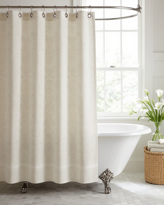 vintage floral shower curtains