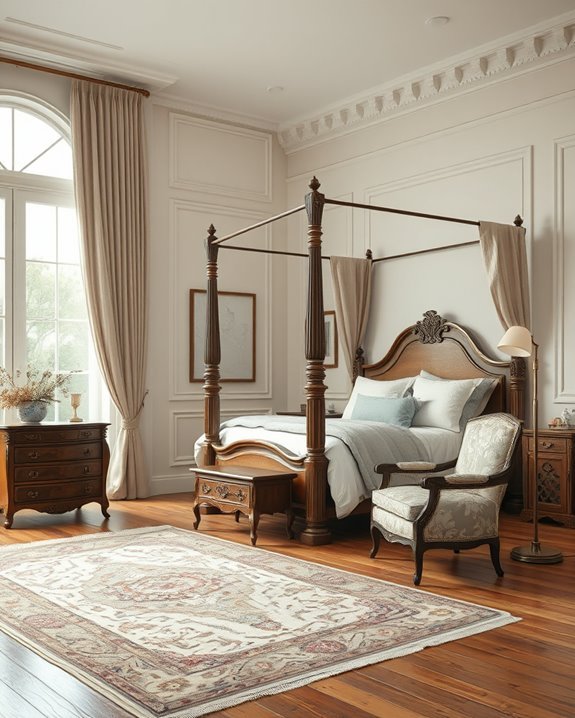 vintage furniture enhances charm