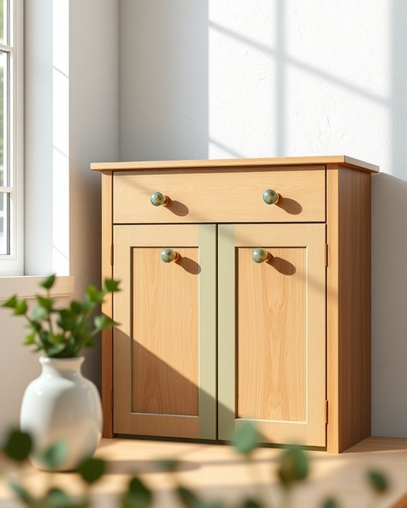 vintage glass cabinet knobs