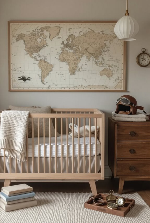 vintage maps and aviation