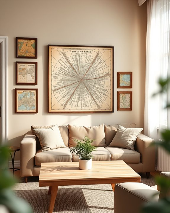 vintage maps inspire conversations