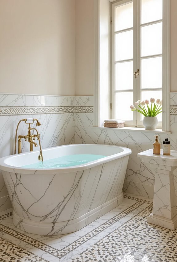 vintage marble heirloom fixtures