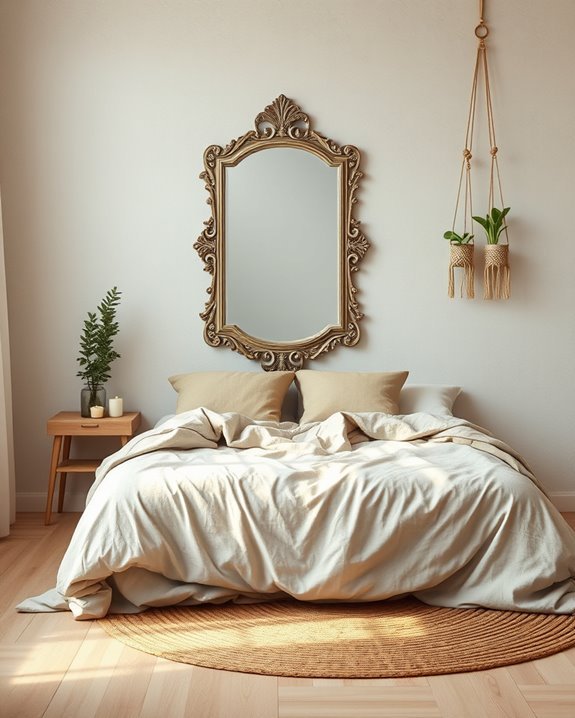 vintage mirrors enhance charm