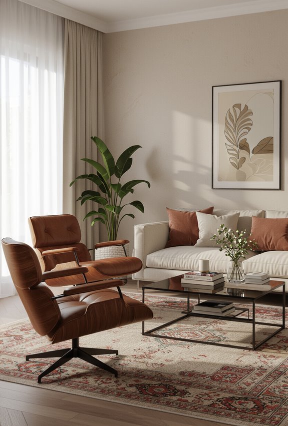 vintage modern cozy vibrant blend