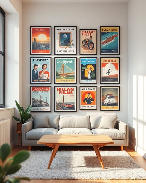 vintage posters for decor