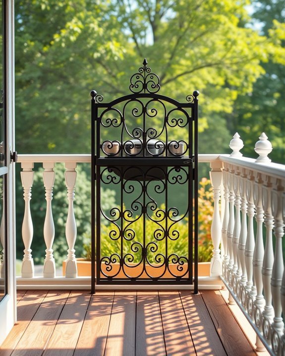 vintage screened in grilling charm