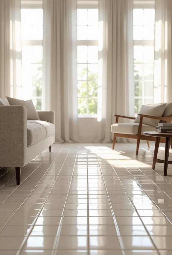 vintage subway tile flooring