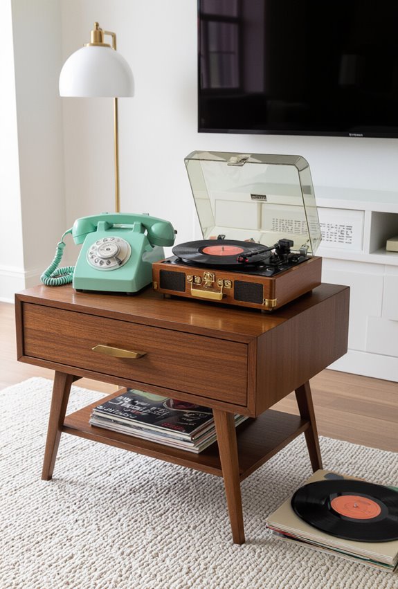 vintage tech as decor