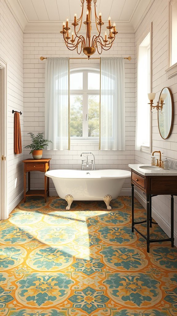 vintage tile bathroom transformation