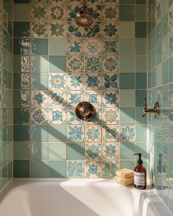 vintage tiles for warmth