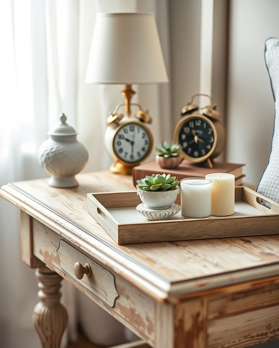 vintage treasures for bedside