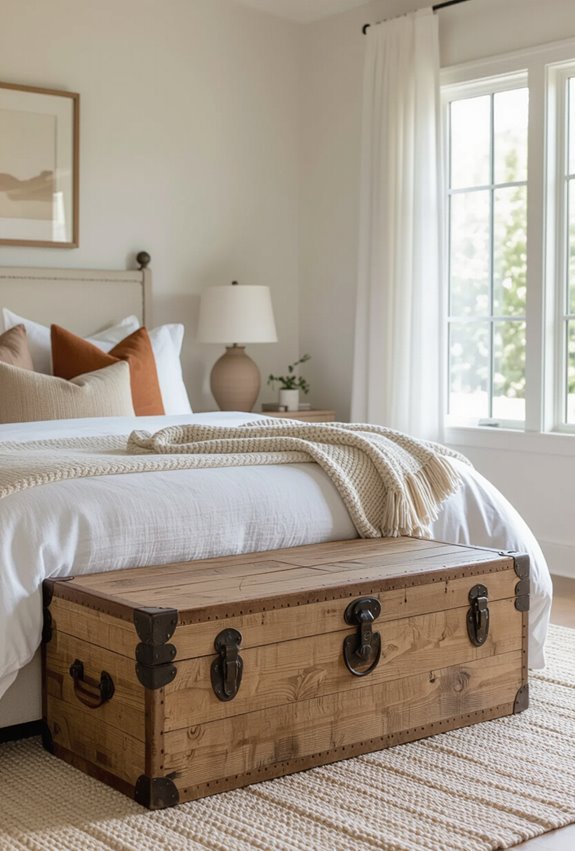vintage trunk for storage