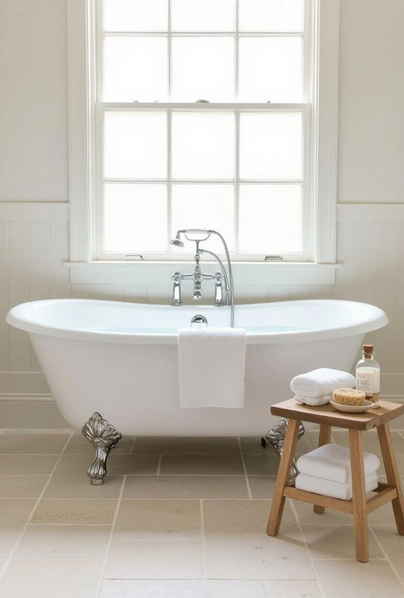 vintage tub fit plumbing