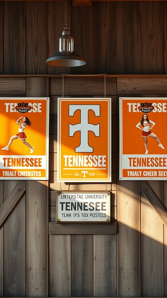 vintage ut cheerleading memorabilia