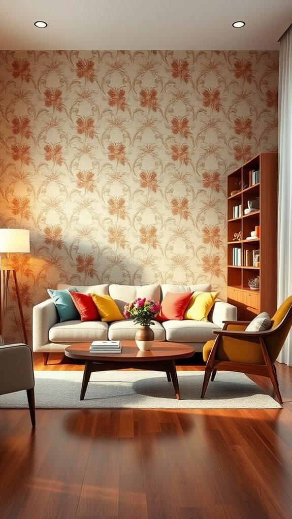 vintage wallpaper cozy atmosphere