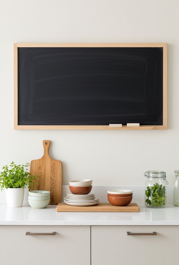 visible board for meal planning