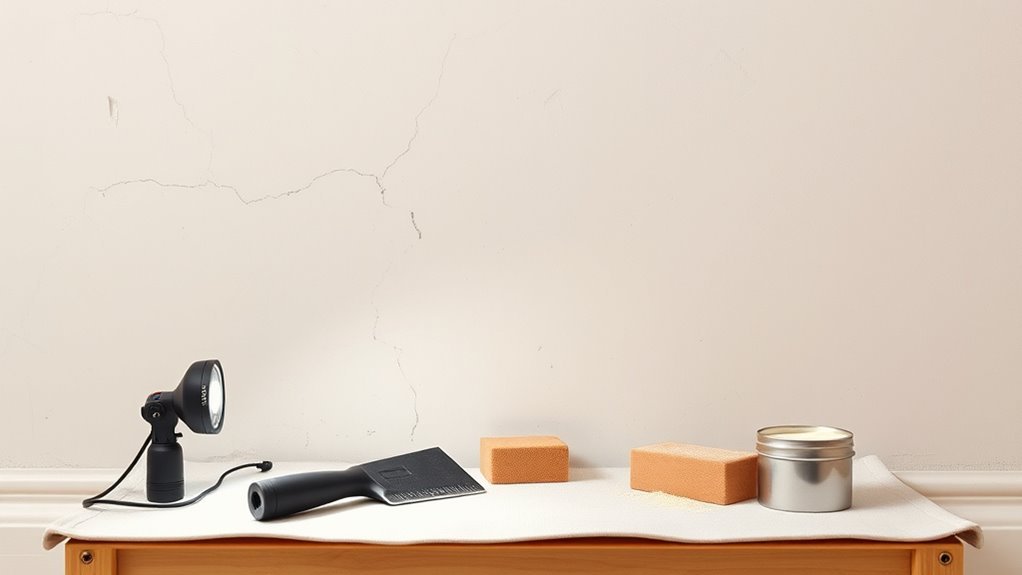 visual and tactile wall inspection