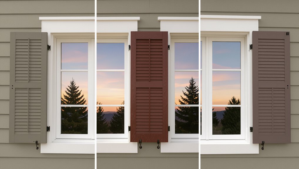 visual comparison for finishes