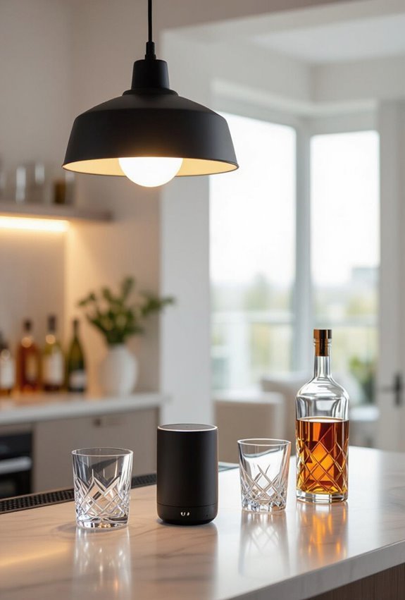 voice controlled app synced smart bulbs