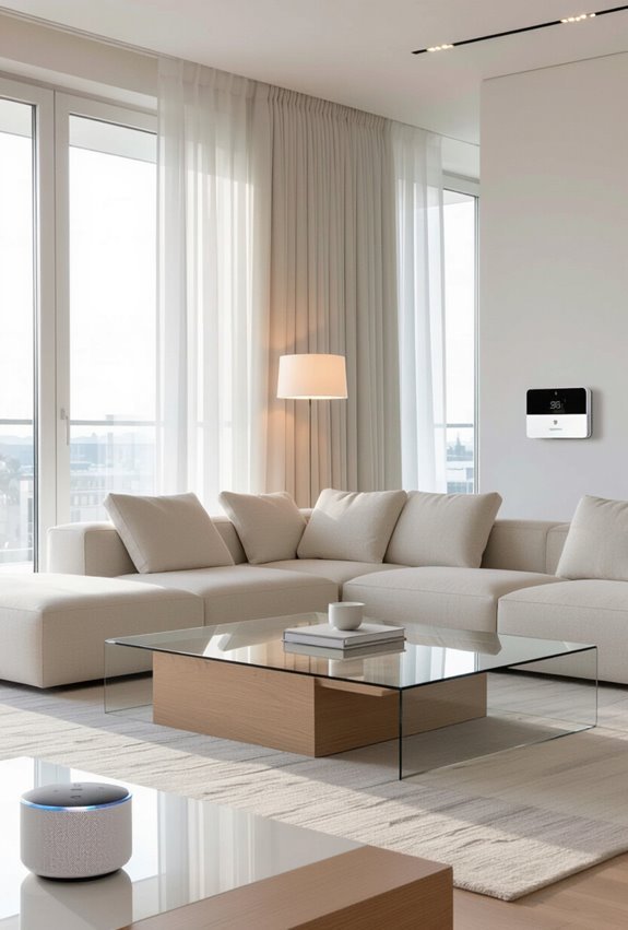 voice controlled automated living comfort