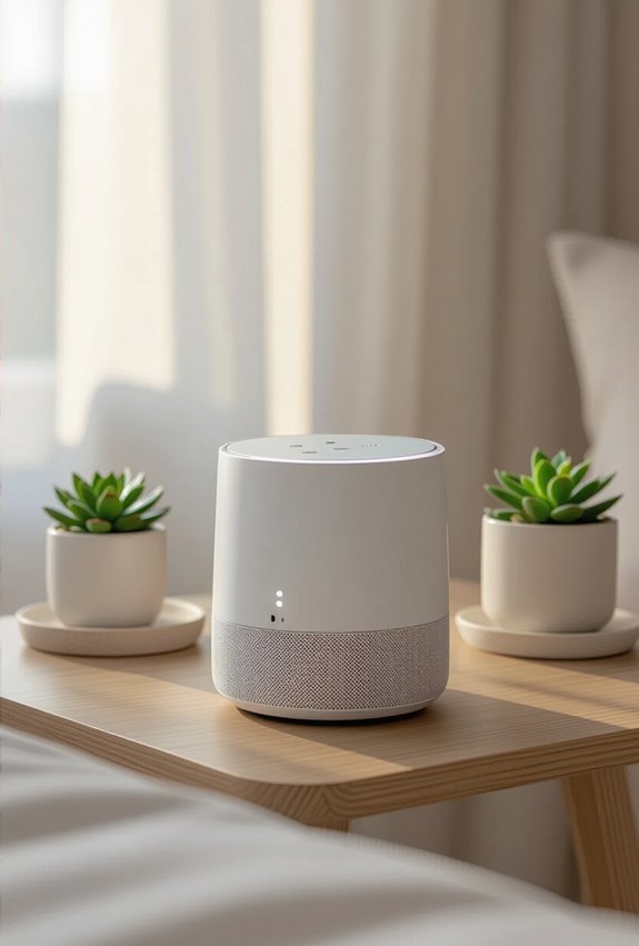 voice controlled bedroom convenience features