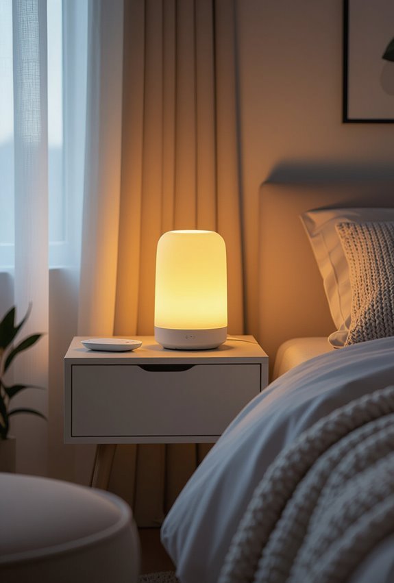 voice controlled circadian mood lighting