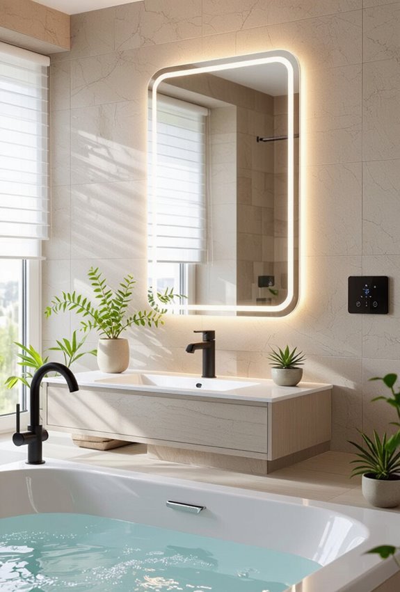 voice controlled smart bathroom comforts
