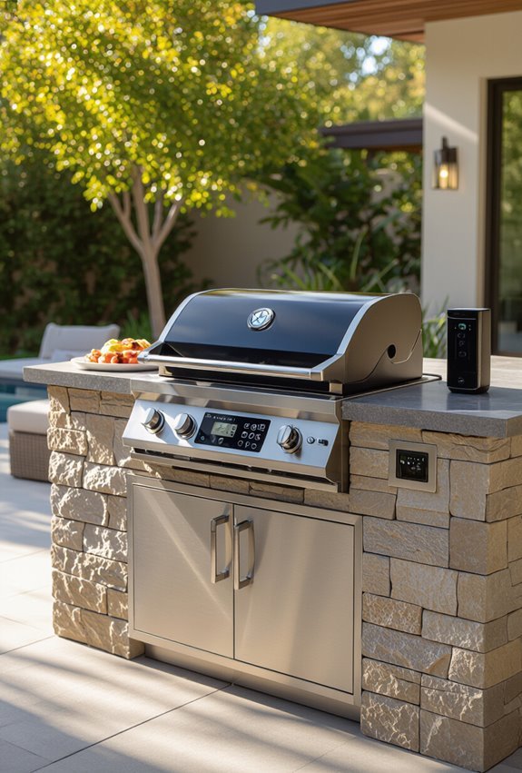 voice controlled smart outdoor cooking
